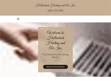 Tablet Screenshot of hollenbackhvac.com